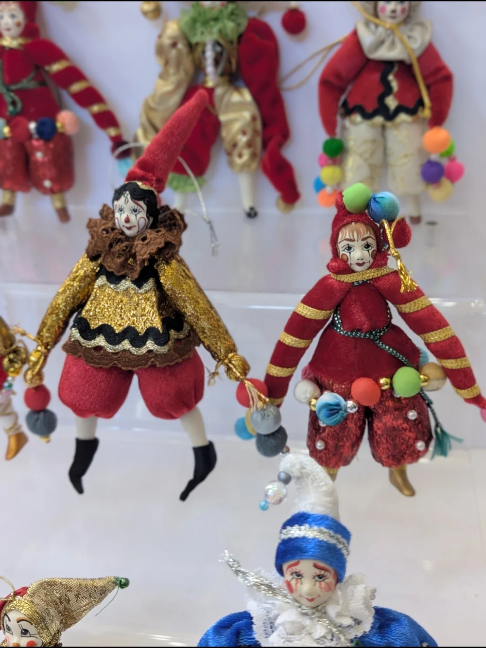 Handcrafted Jester Hanging OrnamentS